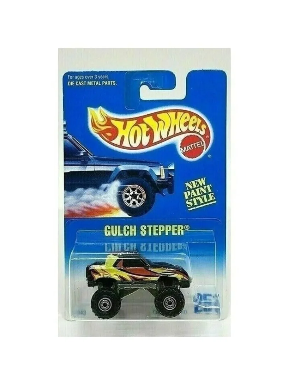 Vintage Die Cast Hot Wheel 1991 GULCH STEPPER Collector 251 Colorful Style 1234